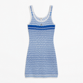C BLUE STRIPES DRESS