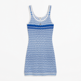 C BLUE STRIPES DRESS