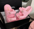 HOUSE OF SOLEIL Pink Strap Sandalen